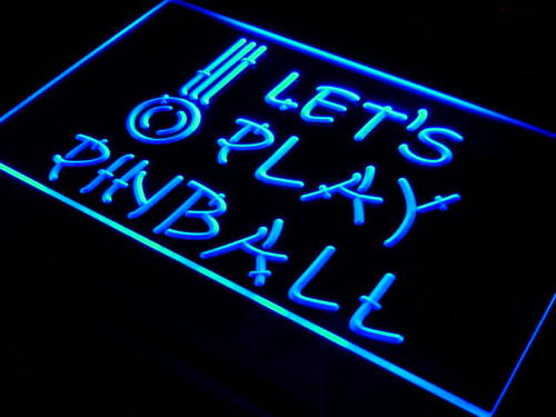 Let's Play Pinball Game Room